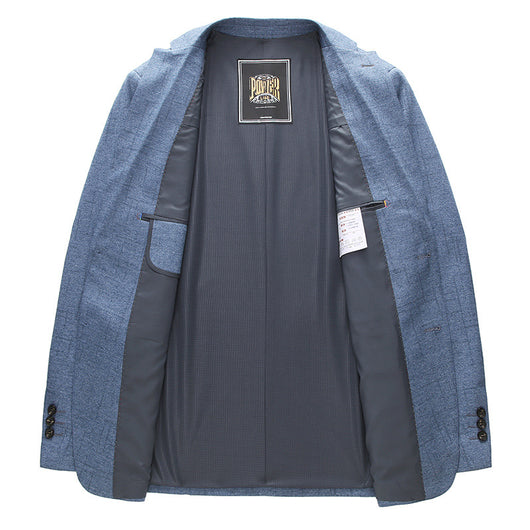 Blazer Ejecutivo de Color Sólido para Hombre - Image 2