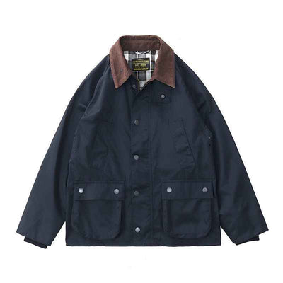 Chaqueta Safari Vintage Desgastada con Múltiples Bolsillos - Image 3