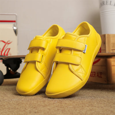 Zapatos Casuales de Cuero Ancho con Velcro para Hombre y Mujer Talla Grande - Image 10