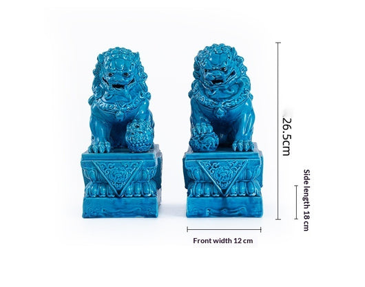 Ornamentos de León en Cerámica Refractaria para Feng Shui - Image 8