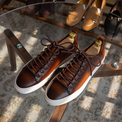 Tenis Retro Artesanales de Cordones - Estilo Casual Versátil - Image 3