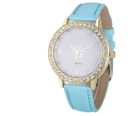 Reloj de Mujer Cara de Sol con Cuarzo y Detalles de Diamantes - Image 5