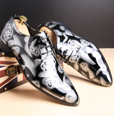 Zapatos de Vestir Casual para Hombre Talla Grande - Cuero Brillante Premium - Image 4