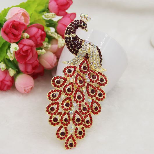 Broche Pavo Real Elegante para Chal y Accesorios - Image 15