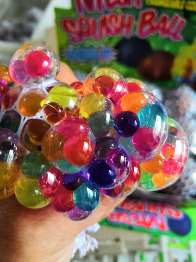 Pelota de Malla Multicolor Antiestrés Uva para Apretar - Image 10