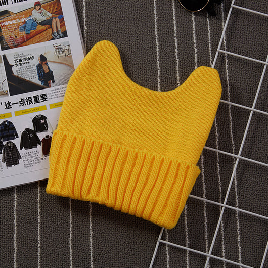 Gorro de Lana Coreano con Orejas de Gato - Image 2