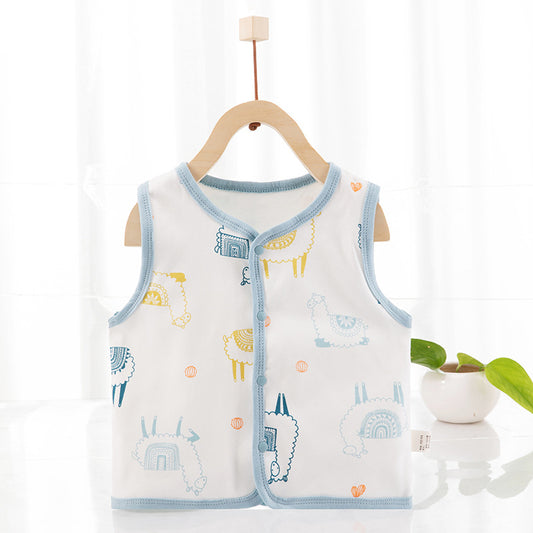 Chaleco Infantil de Algodón 100% para Otoño e Invierno
