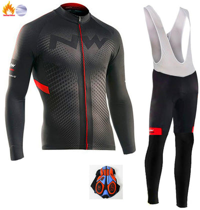 Conjunto de Jersey Ciclismo Manga Larga - Image 32