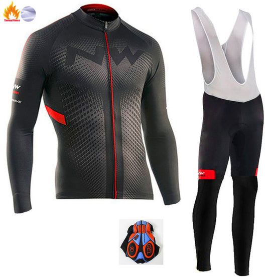 Conjunto de Jersey Ciclismo Manga Larga - Image 32