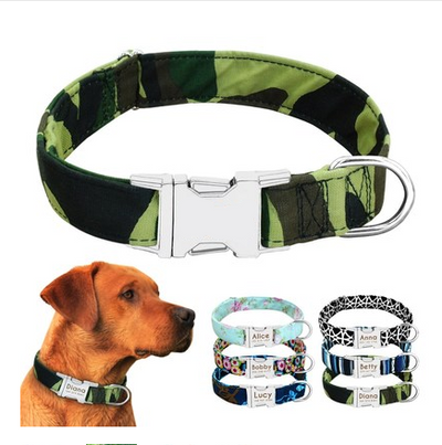 Collar Personalizado para Perros y Gatos con Placa de Identificación Antiextravío - Image 33