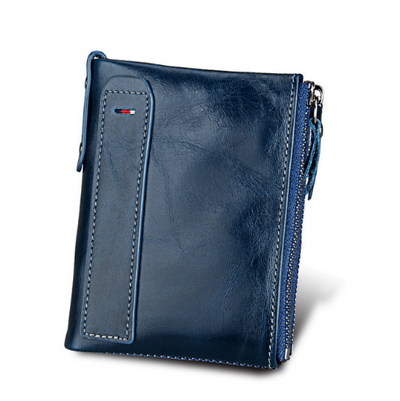 Cartera Corta para Hombre en Cuero Anti-Robo con Protección RFID - Image 11