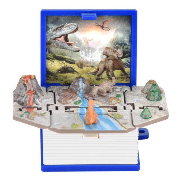 Llavero Libro Emergente 3D Dinosaurio - Juguete Antiestrés Infantil