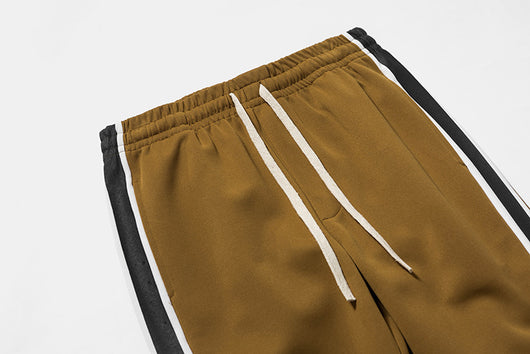 Pantalones de Chándal Retro para Hombre con Cintura Elástica y Franjas Laterales - Image 10