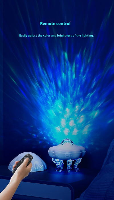 Lámpara Proyector de Agua con Efecto Medusa - Luz Ambiental Hipnotizante - Image 9
