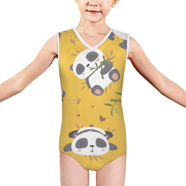 Traje de Baño Panda para Niña - Enterizo Triangular Tallas M y L