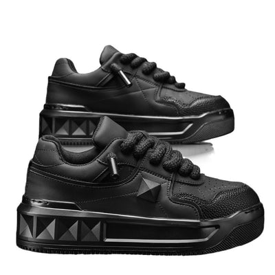 Zapatos Deportivos Blancos para Hombre con Suela Gruesa y Aumento de Altura - Image 5