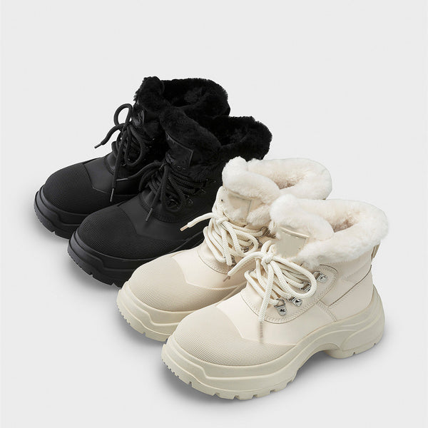 Botas Cálidas Acolchadas con Suela Reforzada para Mujer