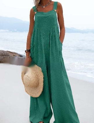 Mono Étnico Femenino con Tirantes y Botones - Diseño Clásico Liso - Image 13