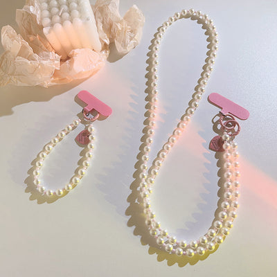 Correa Crossbody para Celular con Cadena de Perlas - Soporte Universal - Image 8