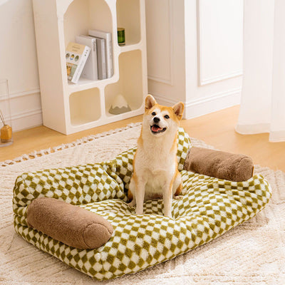 Casa Cama para Mascotas Acolchada Desmontable y Lavable - Todas las Estaciones - Image 14