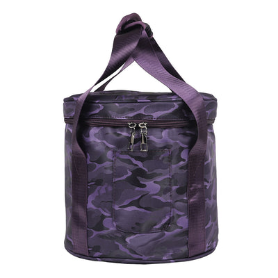 Bolsa Portátil para Cuencos Tibetanos de Cristal con Patrón Oxford Púrpura - Image 3