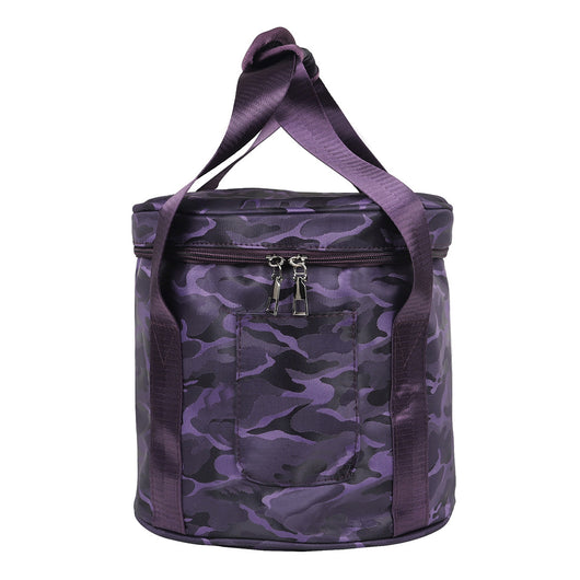 Bolsa Portátil para Cuencos Tibetanos de Cristal con Patrón Oxford Púrpura - Image 3