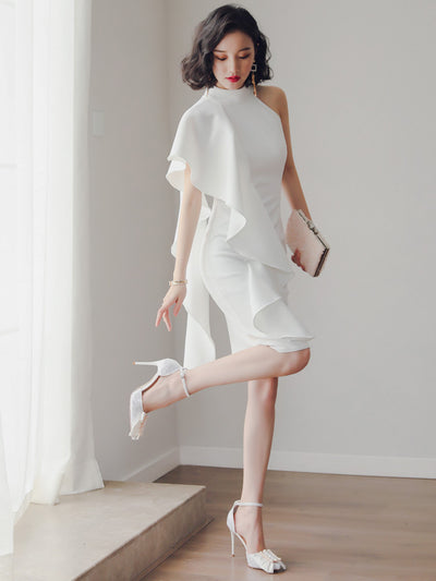 Vestido Corto Blanco para Fiesta y Eventos Especiales - Image 5