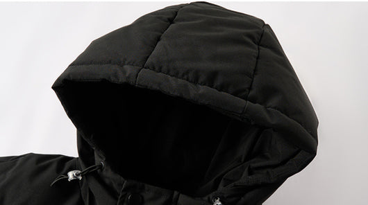 Abrigo Hoodie de Algodón Grueso - Abrigado para Otoño e Invierno - Image 9