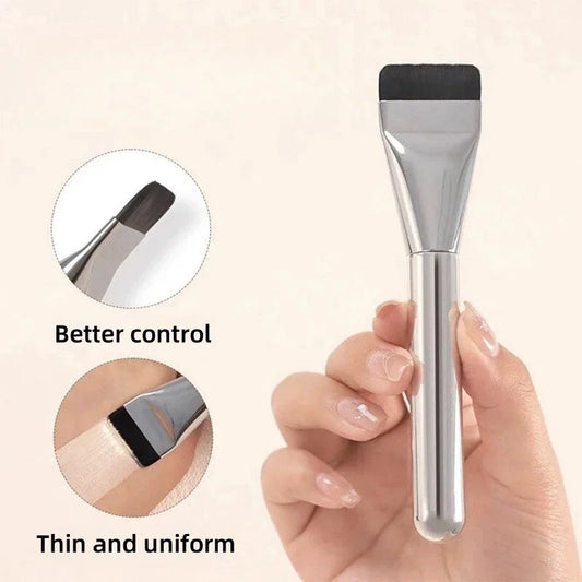 Brocha de Base Ultra Fina - Aplicador Profesional sin Marcas