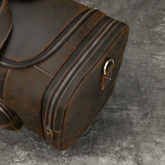Bolsa Cruzada de Cuero Genuino para Hombre - Gran Capacidad - Image 7
