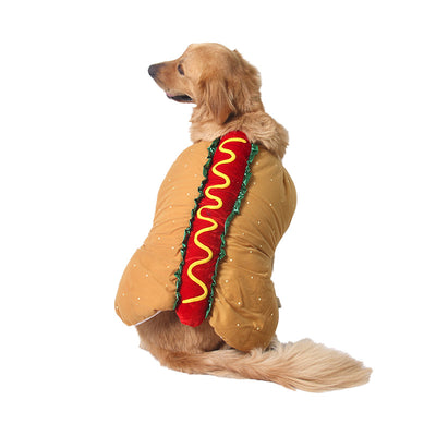Disfraz de Perro Gato Hot Dog - Traje Divertido para Mascotas