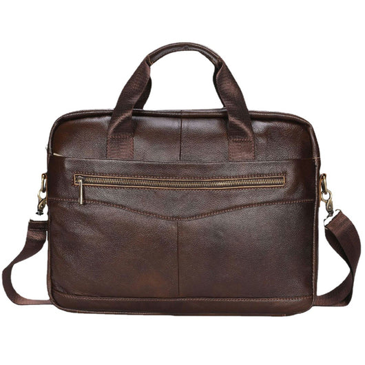 Bolso de Cuero Vacuno Vintage Primera Capa para Hombre