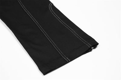 Pantalones Rectos con Aberturas Laterales - Estilo Urbano Casual - Image 11