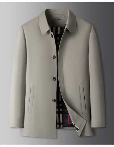 Abrigo Ejecutivo Tipo Trench para Hombre Tallas Grandes - Image 14