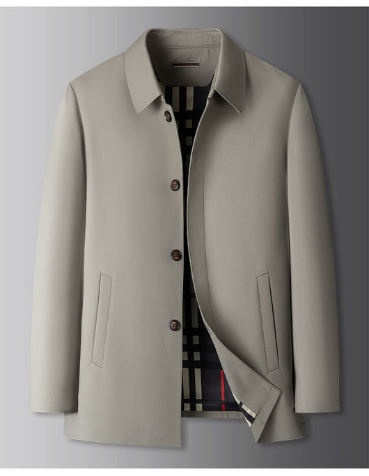 Abrigo Ejecutivo Tipo Trench para Hombre Tallas Grandes - Image 14