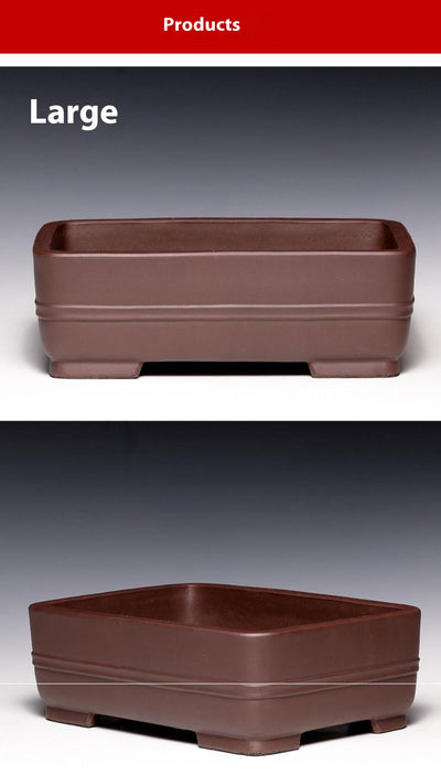 Maceta Rectangular de Cerámica Yixing Purple Sand - Image 24