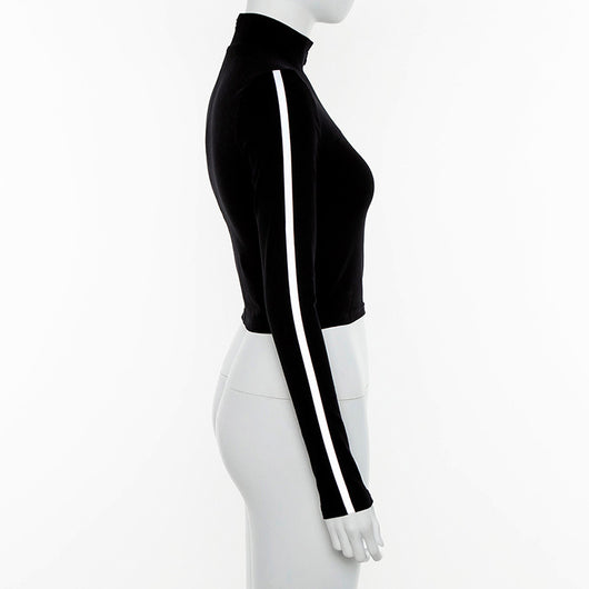 Playera Asimétrica con Hombro Descubierto - Image 6