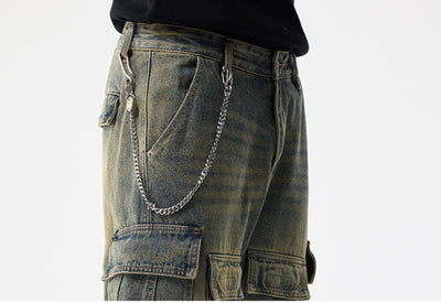 Pantalones Cargo Denim para Hombre - Diseño Moderno y Versátil - Image 15