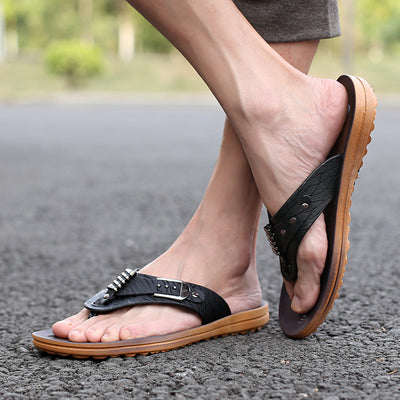 Sandalias Planas para Hombre - Chanclas de Playa Cómodas - Image 13