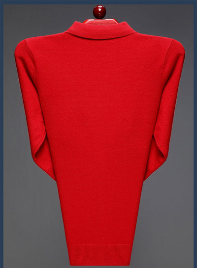 Suéter Tipo Polo de Punto - Pullover Casual de Moda - Image 9