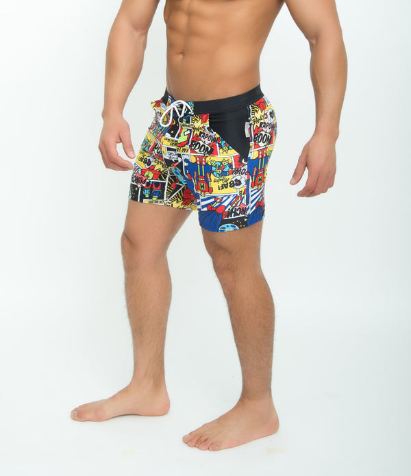 Bóxer de Baño Estampado Hombre Talla Grande - Cómodo y Versátil