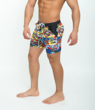 Bóxer de Baño Estampado Hombre Talla Grande - Cómodo y Versátil - Image 2