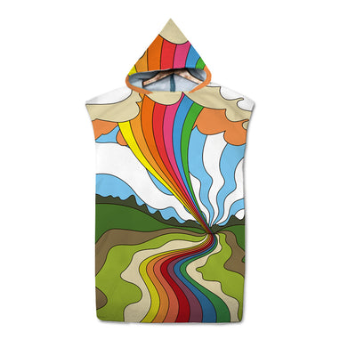 Poncho Toalla de Playa con Capucha - Protección Solar y Cambio Rápido - Image 34