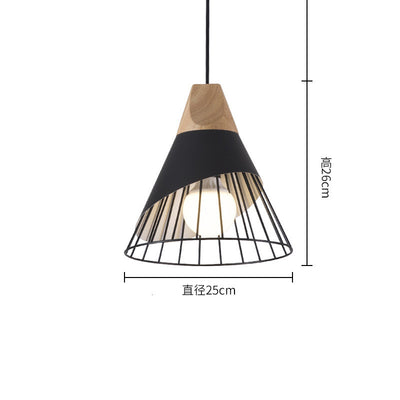 Lámpara Colgante de Cuerno y Hierro para Sala, Recámara y Estudio - Image 4