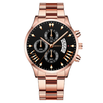 Reloj de Pulsera para Hombre con Calendario y Correa de Acero - Image 10