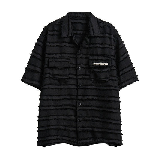 Camisa Suelta con Borlas para Hombre y Mujer - Manga Corta Premium