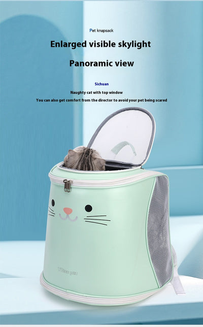 Mochila Transportadora Plegable para Mascotas - Gran Capacidad para Gatos y Perros - Image 29