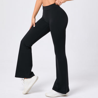 Pantalones Yoga Acampanados Levantacaderas con Cintura en V - Image 24