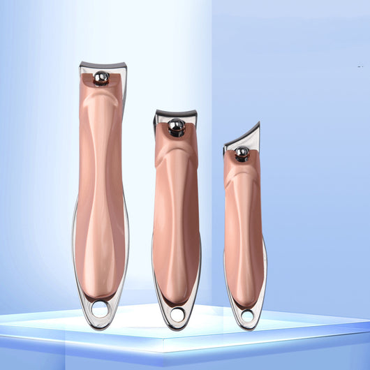 Set de 3 Cortaúñas de Acero Inoxidable Premium