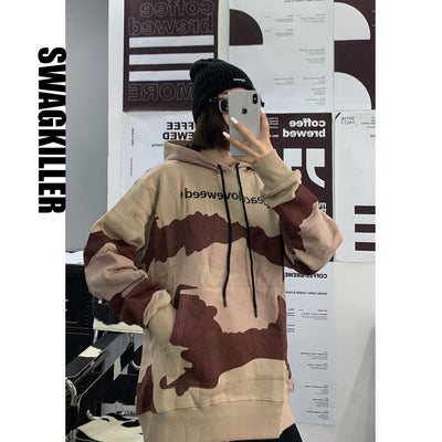 Sudadera con Capucha Oversize de Manga Larga - Estilo Europeo Casual - Image 3